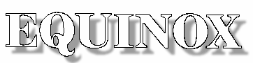 Equinox Logo Font