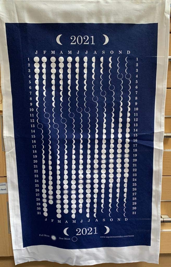 Lunar Phase Tea Towel